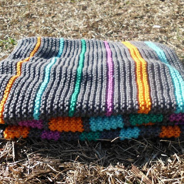 Neon Waterfall Throw