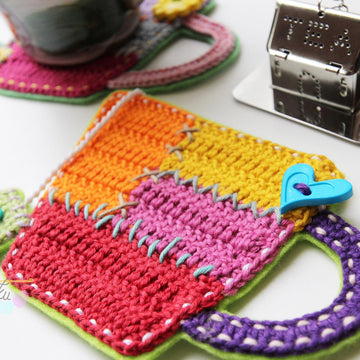 Tea Cup Crochet Patchwork