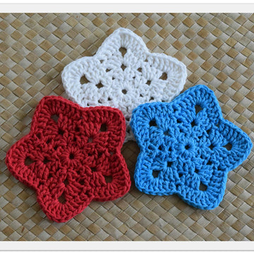 Granny Star Coaster N Motif
