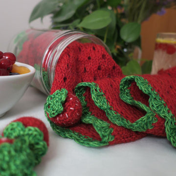 Sweet Strawberry Scarf
