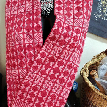 Sanquhar Tubular Knit Scarf