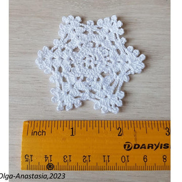 Crochet snowflake 19
