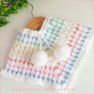 Rainbow Drops Poncho
