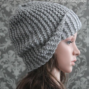 Easy Slouchy Hat Knitting Pattern 314