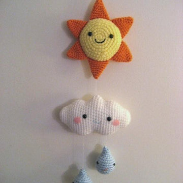 Happy Weather Mobile Amigurumi Pattern