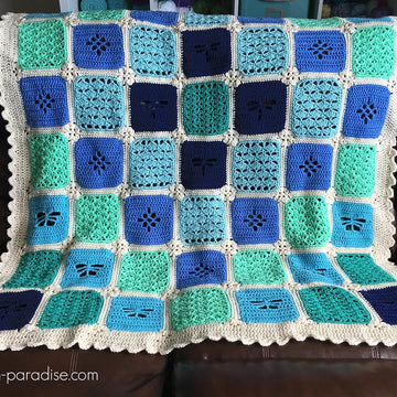Seaside Garden Throw CAL