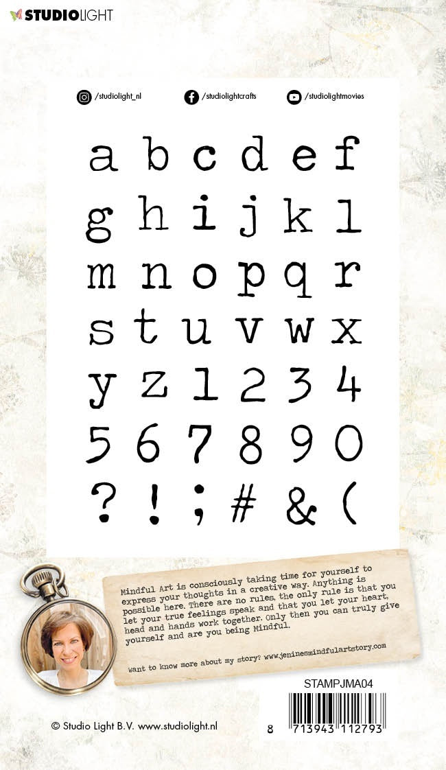 Studio Light Jenine's Mindful Art Clear Stamps - NR. 04
