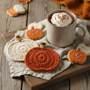 Easy Pumpkin Coaster