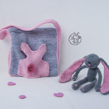 Bunny Peony and a handbag