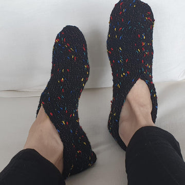 Shannon - 8ply easy knit slippers