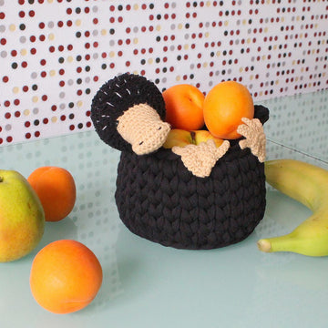Niffler crochet basket fantastic beasts