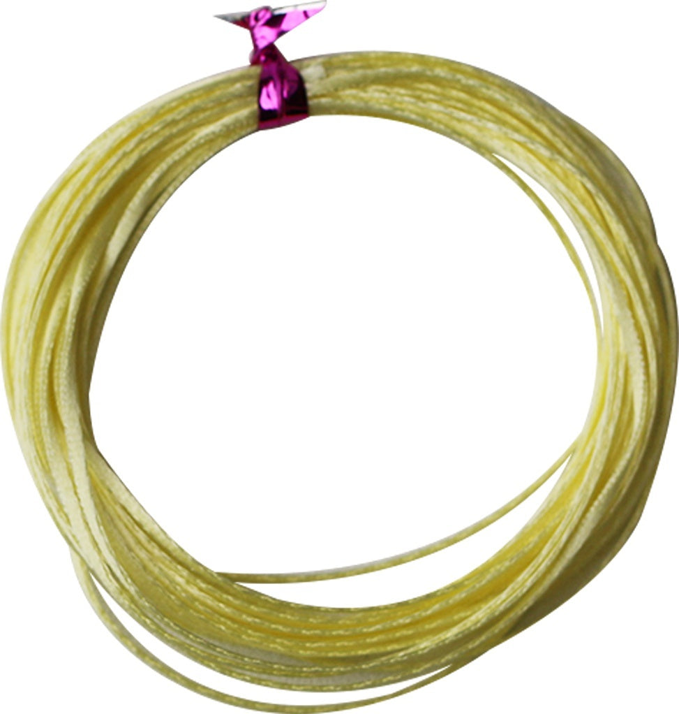 Dress My Crafts Satin Ribbon Twine 3m - Yellow