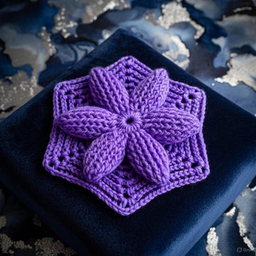 Crochet 3D Motif Pdf + Video Tutorial