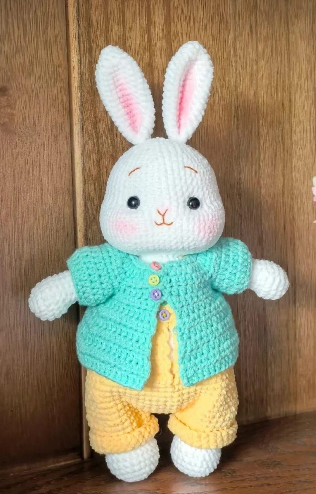 Outfit for Easter Bunny Crochet Pattern