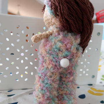 Cute Bunny Jumpsuit For Crochet Doll