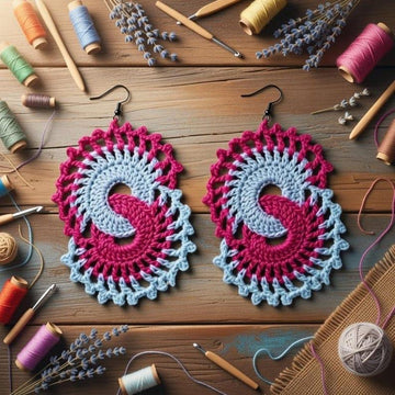 Crochet Earrings Pattern PDF, Boho Crochet Jewelry, Easy Earrings Tutorial, Crochet Accessories, Video Tutorial