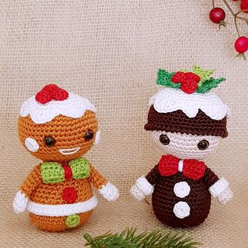 Ginger Bread, Candy Cane &   Christmas Pudding