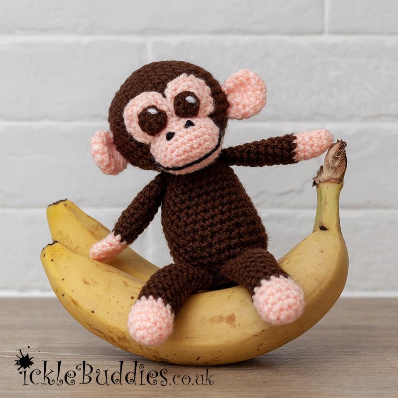 Monkey Plush CROCHET Pattern - UK Terminology