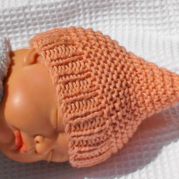 Baby Peach Pixie Hat