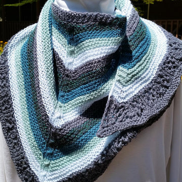 Kingfisher Shawlette