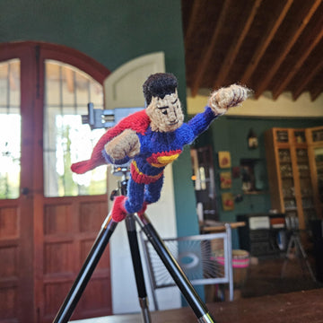 Superman Knit Action Figure