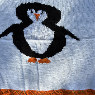 Penguin Baby Blanket