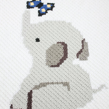 Elephant C2C Blanket