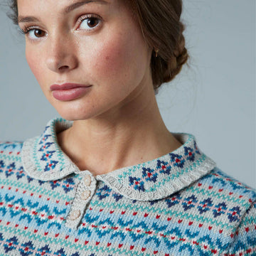 Vera Top - Knitting Pattern For Women in Debbie Bliss Rialto 4 Ply