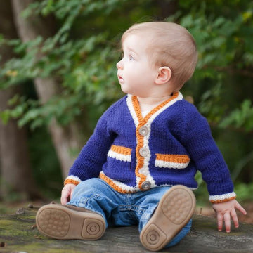 Tipped Baby Cardigan