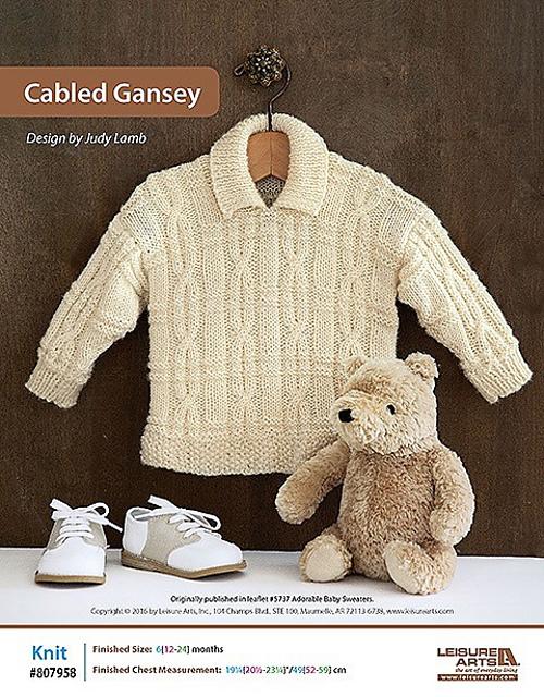 Cabled Gansey