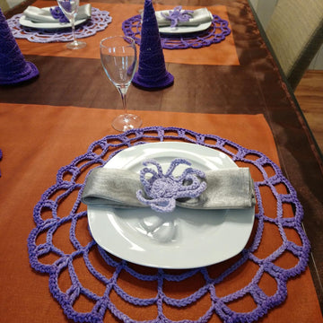 Halloween Mat & Napkin Ring
