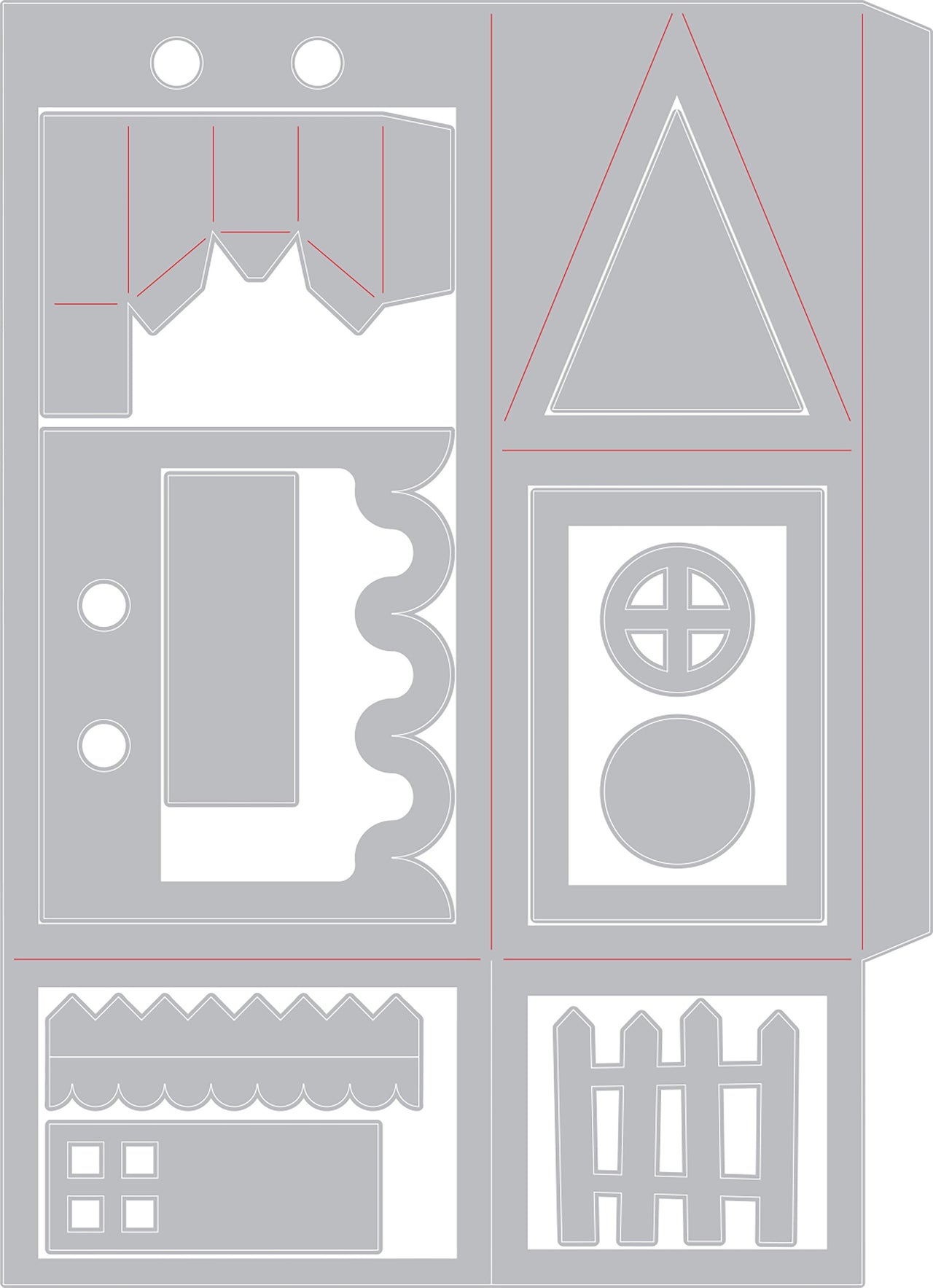 Sizzix Thinlits Dies By Lori Whitlock 11/Pkg - House Favor Box