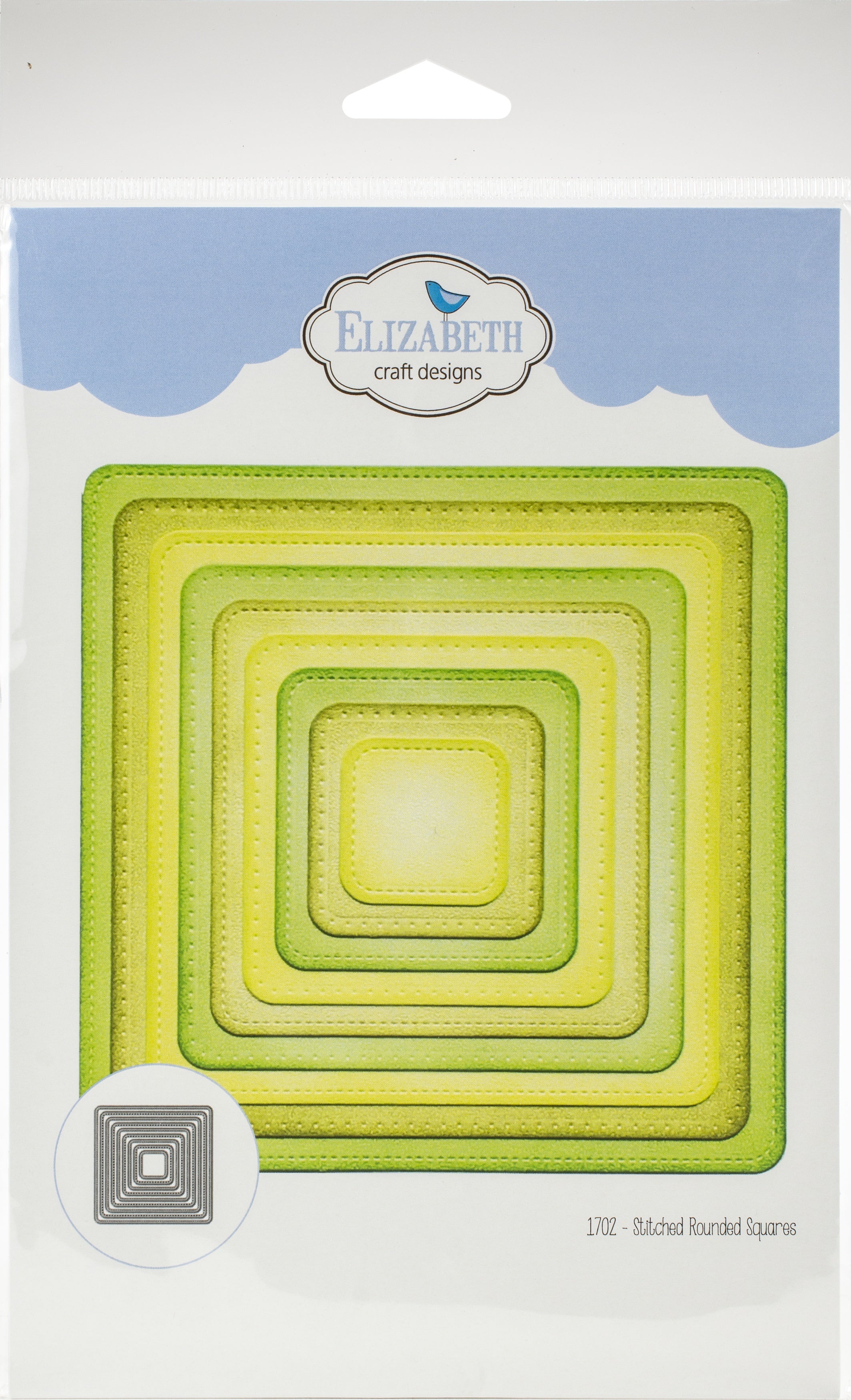 Elizabeth Craft Designs Elizabeth Craft Metal Die - Stitched Rounded Square