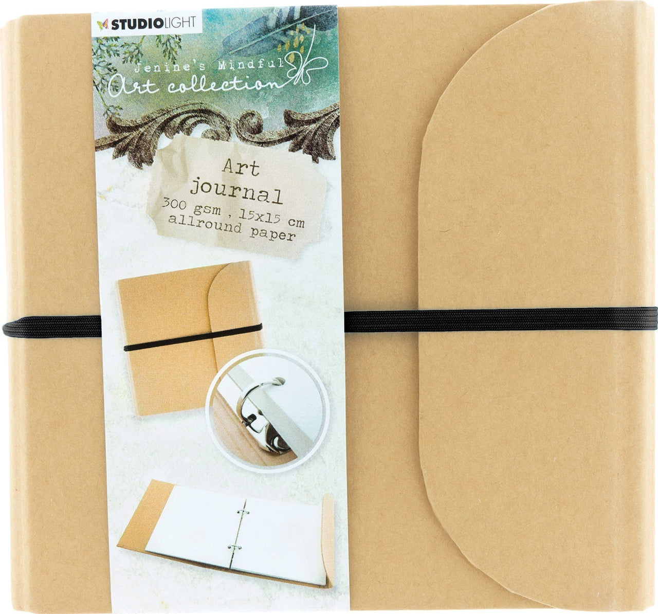 Studio Light Jenine's Mindful Art Journal 6"X6" - 610577