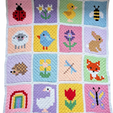 Spring Time C2C Blanket