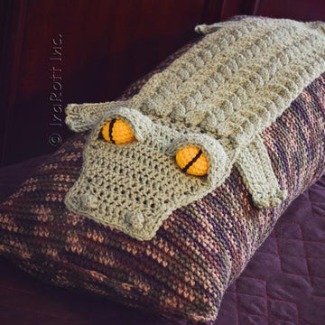 Snappy Simon the Crocodile Pillow