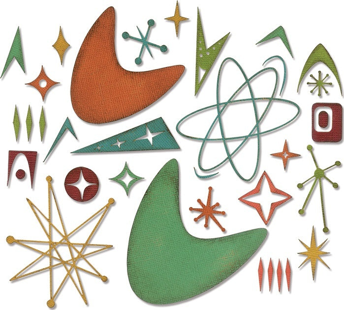 Sizzix Thinlits Dies By Tim Holtz - Atomic Elements