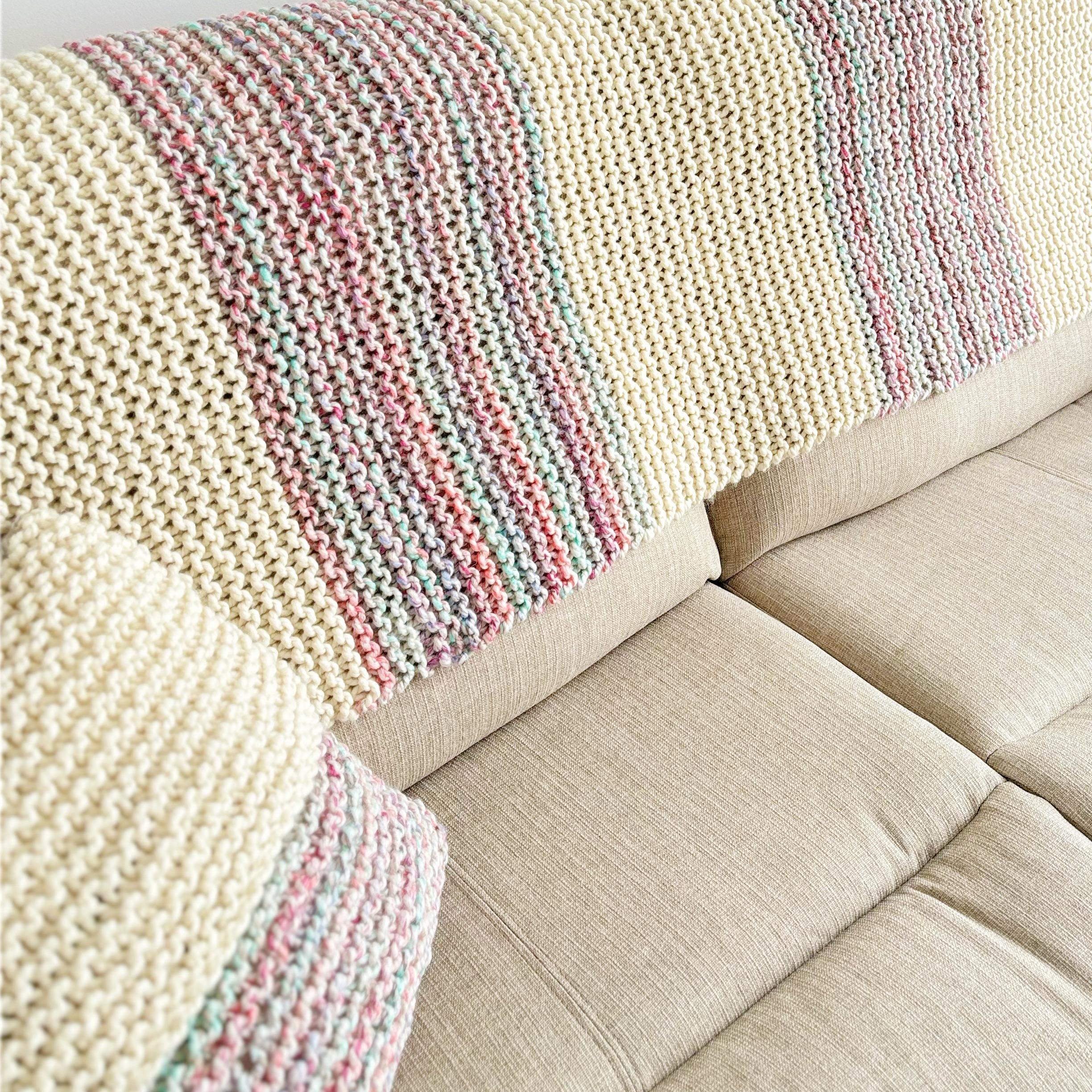 ‘Beginner’ Cushion Cover and Throw