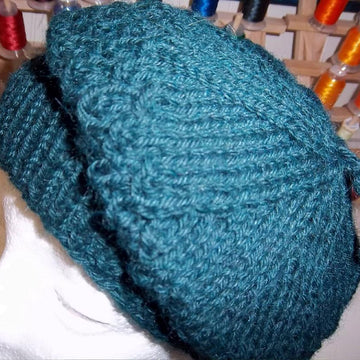Purl Twist Knot Slouchy Hat