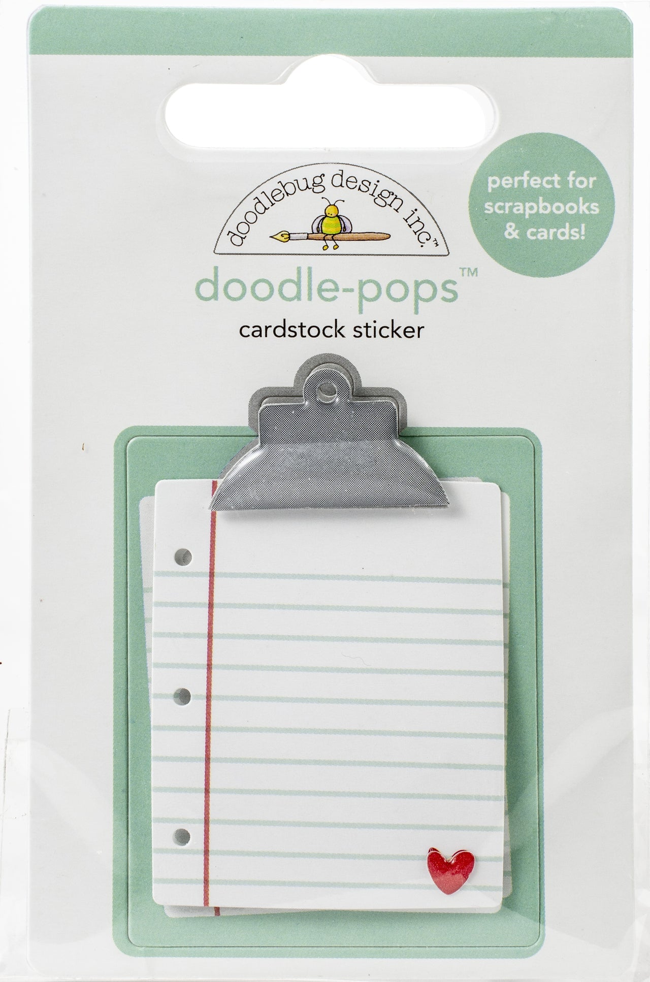 Doodlebug Doodle-Pops 3D Stickers - Love Notes