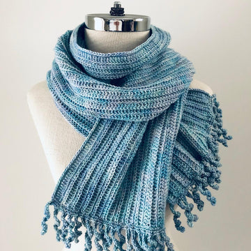 Contemporary Ribbed Scarf