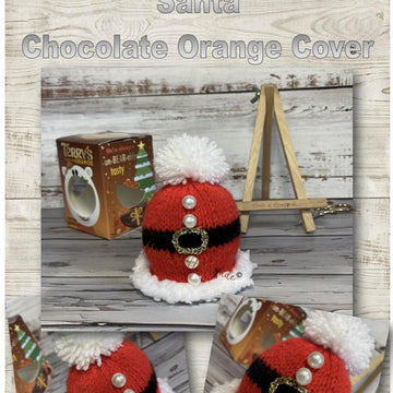 Santa Chocolate Orange Cover Knitting Pattern