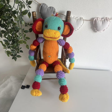 Rainbow Bobble Monkey