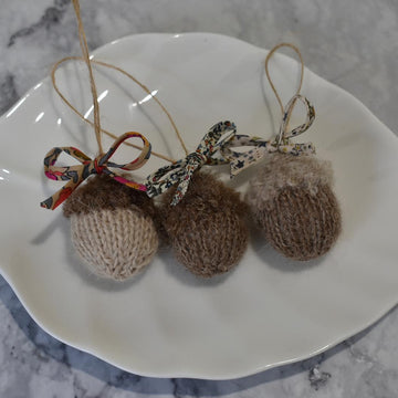 Mushrooms and acorns
