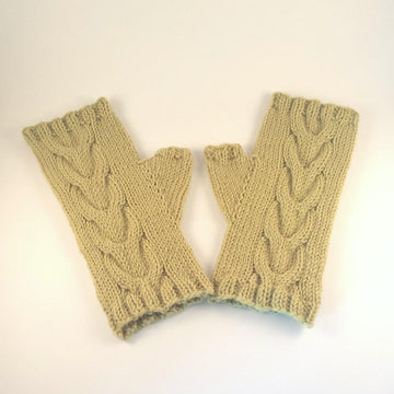 Double Cable Mittens