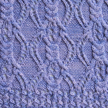 Ely Cable Lace Shawl
