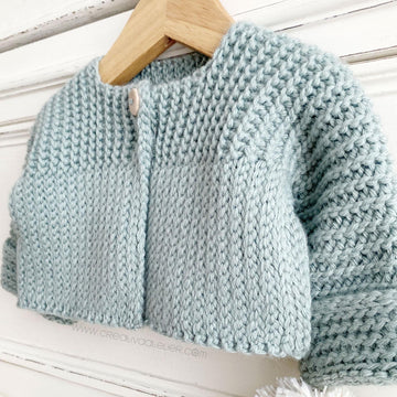 Size 6 months - ITSY-BITSY Crochet Cardigan
