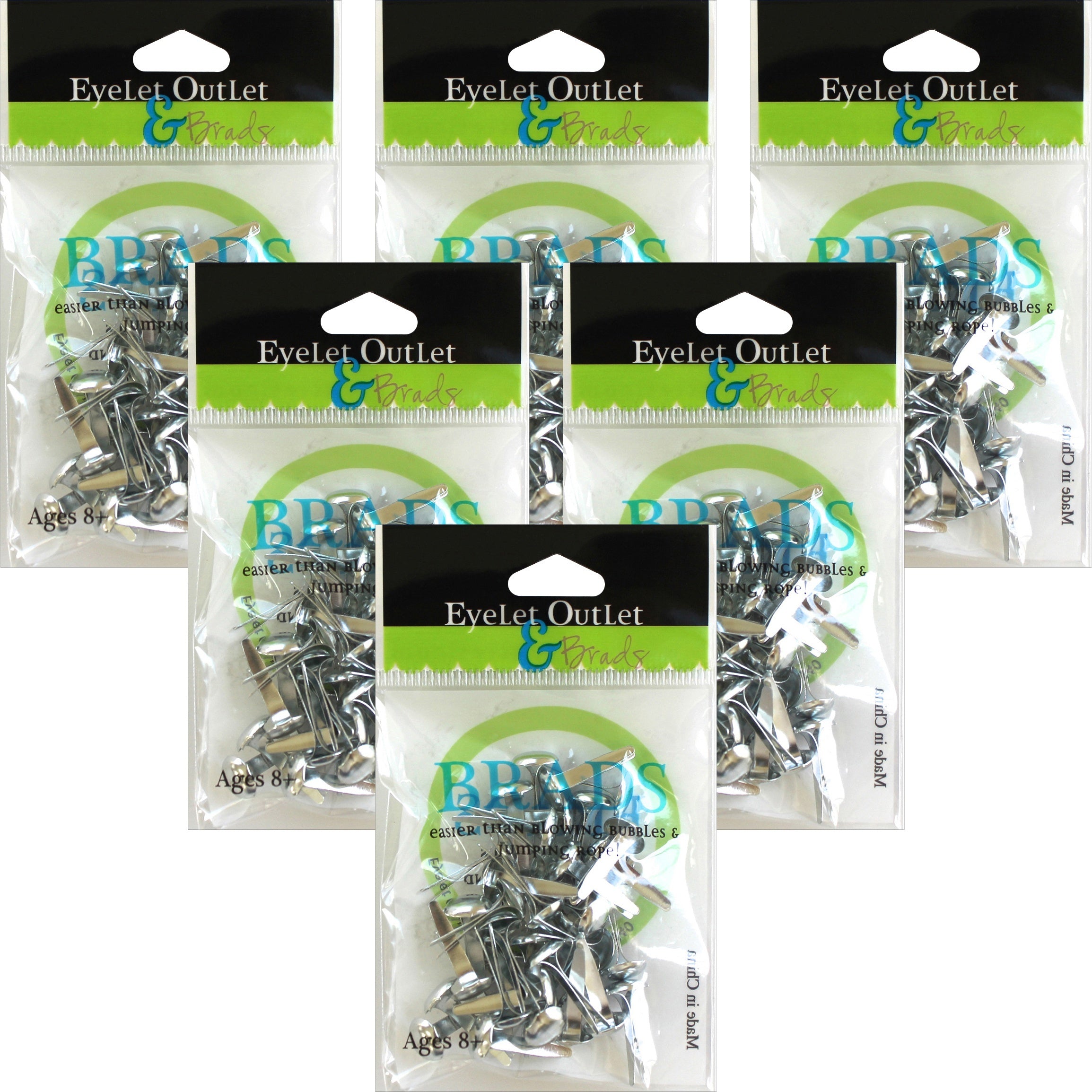 ODDITIES Eyelet Outlet Round Brads 8mm