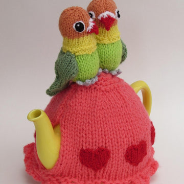Lovebirds Tea Cosy Knitting Pattern