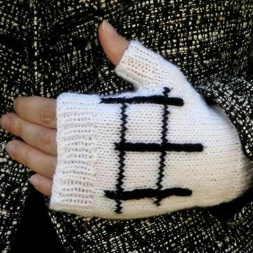 Broken grid gloves